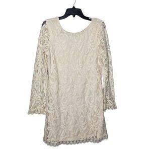 Love Fire White Lace Mini Dress